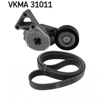 Jeu de courroies trapézoïdales à nervures SKF VKMA 31011