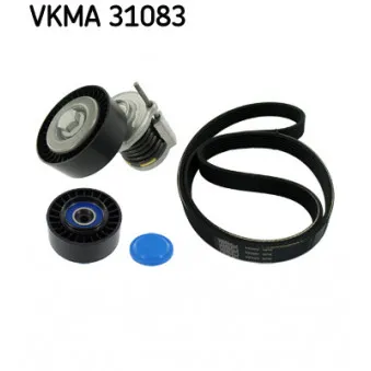 Jeu de courroies trapézoïdales à nervures SKF VKMA 31083