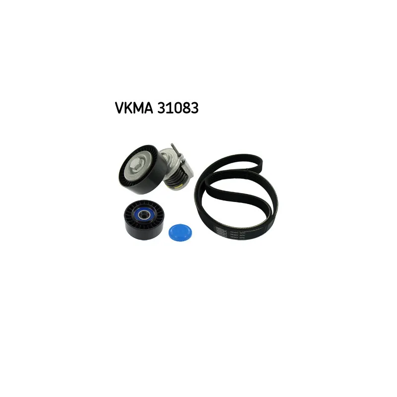 Jeu de courroies trapézoïdales à nervures SKF VKMA 31083