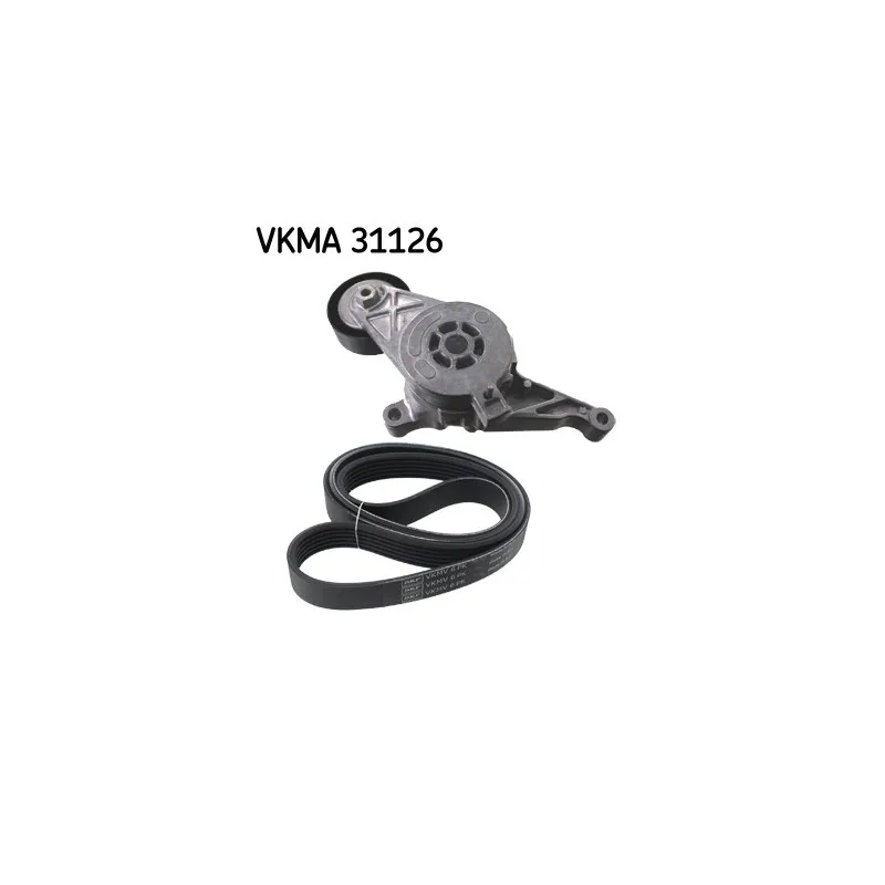 Jeu de courroies trapézoïdales à nervures SKF VKMA 31126
