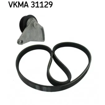 Jeu de courroies trapézoïdales à nervures SKF VKMA 31129