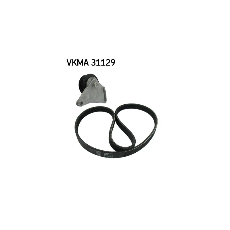 Jeu de courroies trapézoïdales à nervures SKF VKMA 31129