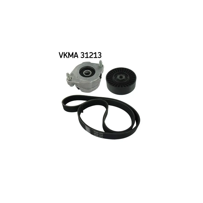 Jeu de courroies trapézoïdales à nervures SKF VKMA 31213