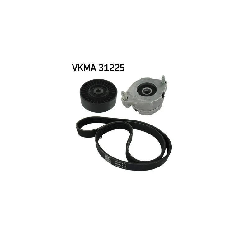 Jeu de courroies trapézoïdales à nervures SKF VKMA 31225
