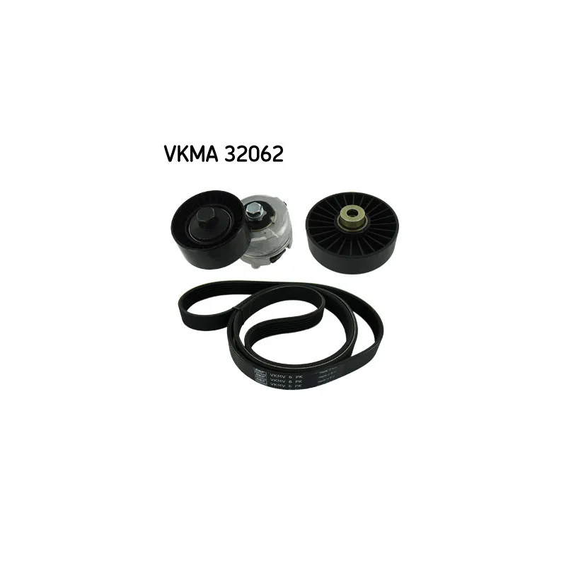 Jeu de courroies trapézoïdales à nervures SKF VKMA 32062