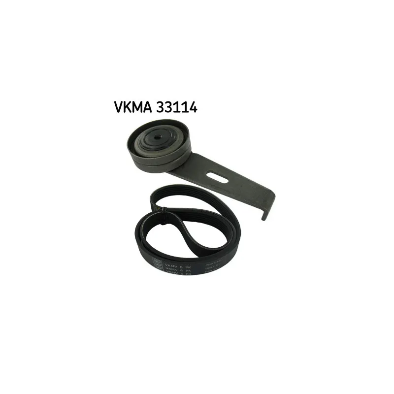 Jeu de courroies trapézoïdales à nervures SKF VKMA 33114