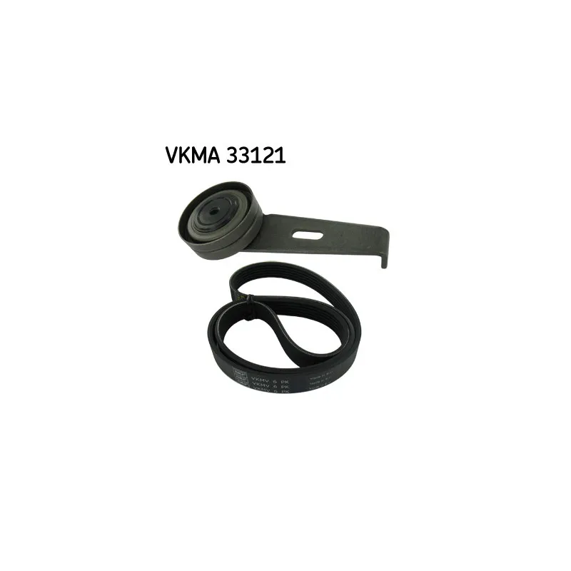 Jeu de courroies trapézoïdales à nervures SKF VKMA 33121