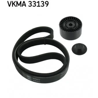 Jeu de courroies trapézoïdales à nervures SKF VKMA 33139