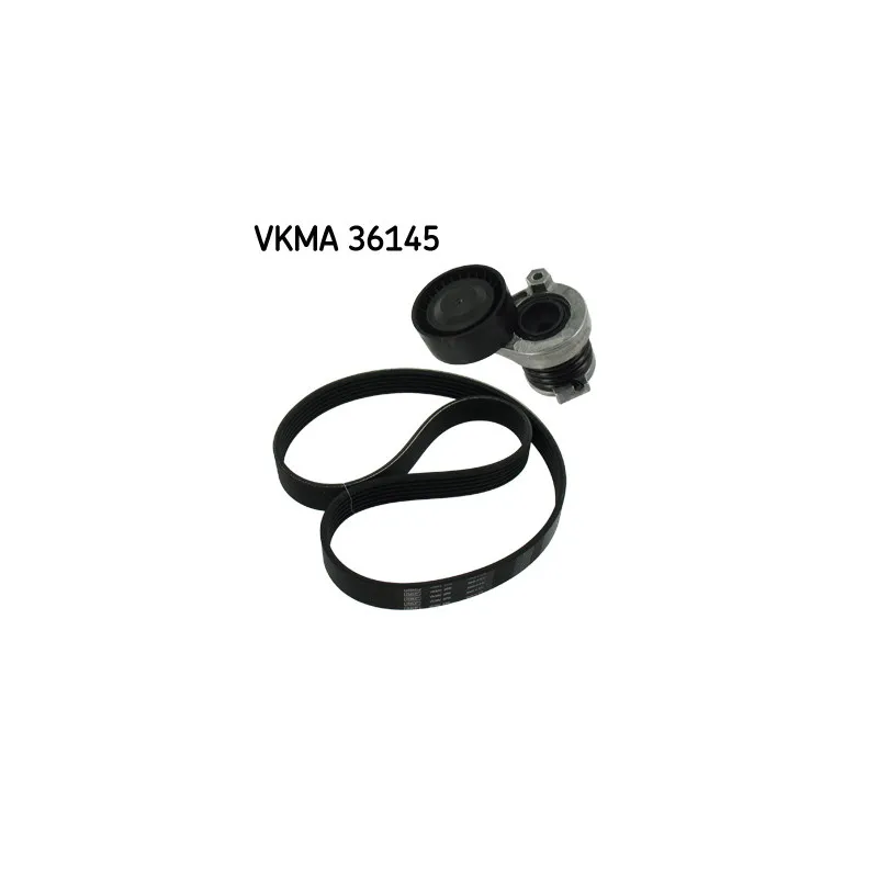 Jeu de courroies trapézoïdales à nervures SKF VKMA 36145
