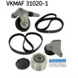 Jeu de courroies trapézoïdales à nervures SKF VKMAF 31020-1 - Visuel 1