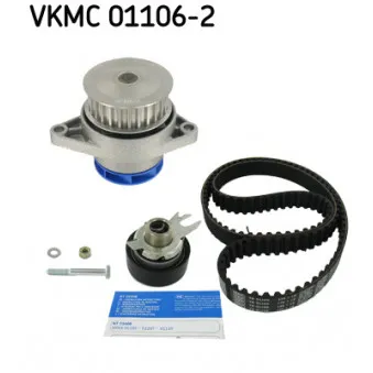 Pompe à eau + kit de courroie de distribution SKF