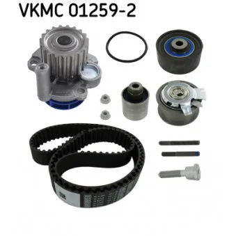 Pompe à eau + kit de courroie de distribution SKF VKMC 01259-2