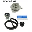 Pompe à eau + kit de courroie de distribution SKF VKMC 02181 - Visuel 1