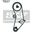 Pompe à eau + kit de courroie de distribution SKF VKMC 02201 - Visuel 2