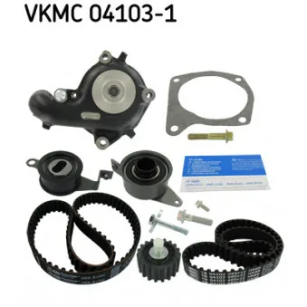 Pompe à eau + kit de courroie de distribution SKF VKMC 04103-1