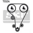 Pompe à eau + kit de courroie de distribution SKF VKMC 04212 - Visuel 2