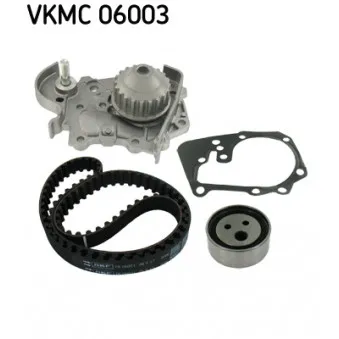 Pompe à eau + kit de courroie de distribution SKF VKMC 06003