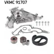 Pompe à eau + kit de courroie de distribution SKF VKMC 91707 - Visuel 1