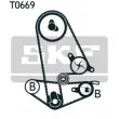 Pompe à eau + kit de courroie de distribution SKF VKMC 93600 - Visuel 2