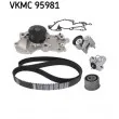 Pompe à eau + kit de courroie de distribution SKF VKMC 95981 - Visuel 1