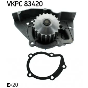 Pompe à eau SKF VKPC 83420