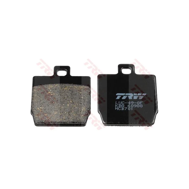 Jeu de 4 plaquettes de frein avant TRW MCB701