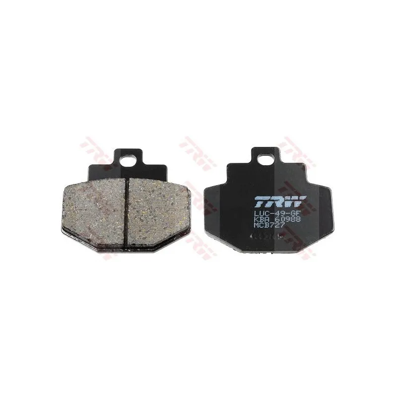 Jeu de 4 plaquettes de frein avant TRW MCB727
