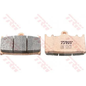 Jeu de 4 plaquettes de frein avant TRW MCB741SH