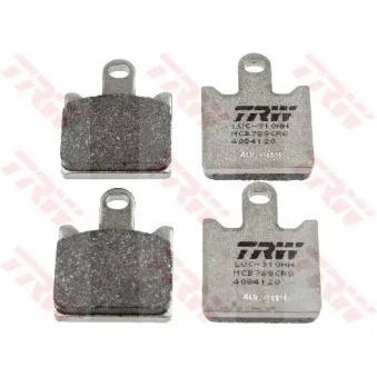 Jeu de 4 plaquettes de frein avant TRW MCB789CRQ