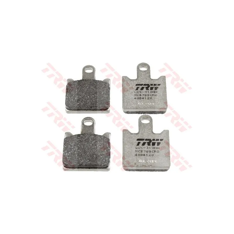 Jeu de 4 plaquettes de frein avant TRW MCB789CRQ