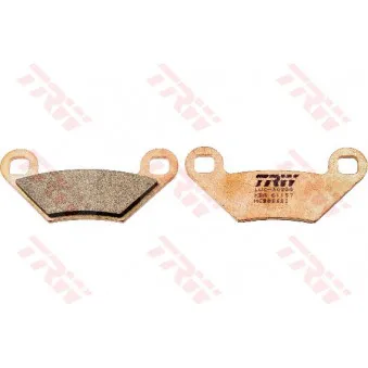 Jeu de 4 plaquettes de frein avant TRW MCB855SI
