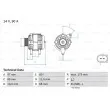 Alternateur BOSCH 0 986 041 960 - Visuel 1