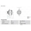 Alternateur BOSCH 0 986 049 081 - Visuel 1