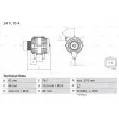 Alternateur BOSCH 0 986 049 690 - Visuel 1