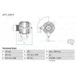 Alternateur BOSCH 0 986 080 990 - Visuel 1