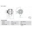 Alternateur BOSCH 0 986 081 100 - Visuel 1