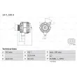 Alternateur BOSCH 0 986 081 410 - Visuel 1