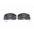 Jeu de 4 plaquettes de frein avant BOSCH 0 986 424 080 - Visuel 1