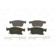 Jeu de 4 plaquettes de frein avant BOSCH 0 986 424 329 - Visuel 1