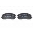 Jeu de 4 plaquettes de frein avant BOSCH 0 986 424 340 - Visuel 1