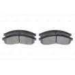 Jeu de 4 plaquettes de frein avant BOSCH 0 986 424 340 - Visuel 3