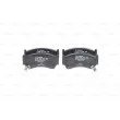 Jeu de 4 plaquettes de frein avant BOSCH 0 986 424 369 - Visuel 1