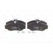 Jeu de 4 plaquettes de frein avant BOSCH 0 986 424 565 - Visuel 1