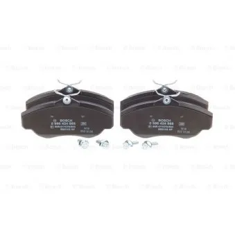 Jeu de 4 plaquettes de frein avant BOSCH 0 986 424 565