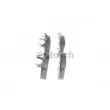 Jeu de 4 plaquettes de frein avant BOSCH 0 986 424 758 - Visuel 2