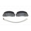 Jeu de 4 plaquettes de frein avant BOSCH 0 986 460 946 - Visuel 1