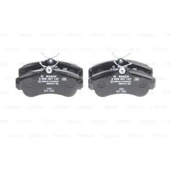 Jeu de 4 plaquettes de frein avant BOSCH 0 986 461 147