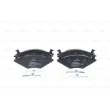 Jeu de 4 plaquettes de frein avant BOSCH 0 986 468 890 - Visuel 1