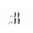 Jeu de 4 plaquettes de frein avant BOSCH 0 986 468 890 - Visuel 2