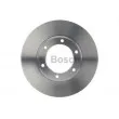 Jeu de 2 disques de frein avant BOSCH 0 986 478 257 - Visuel 1